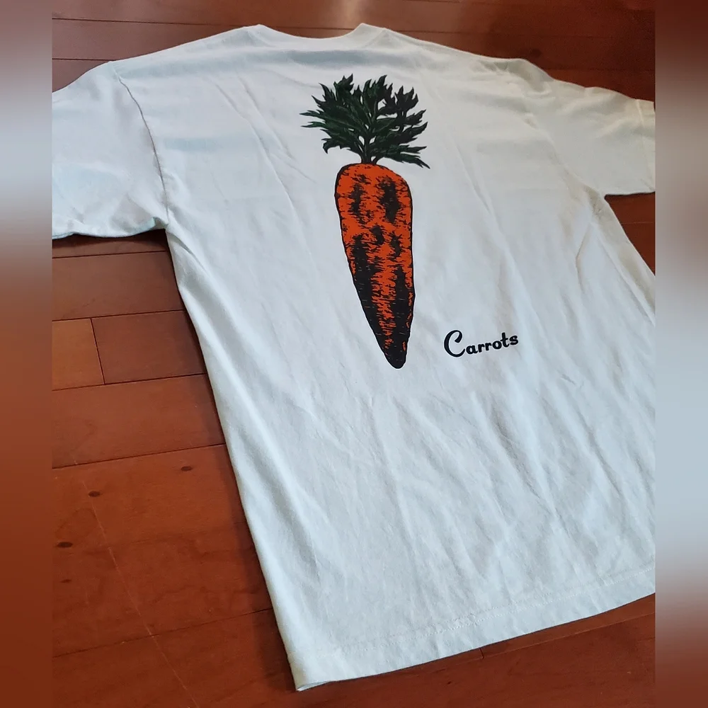 Carrots by Anwar Andy Warhol Carrot T-Shirt Size L - Picture 1 of 6